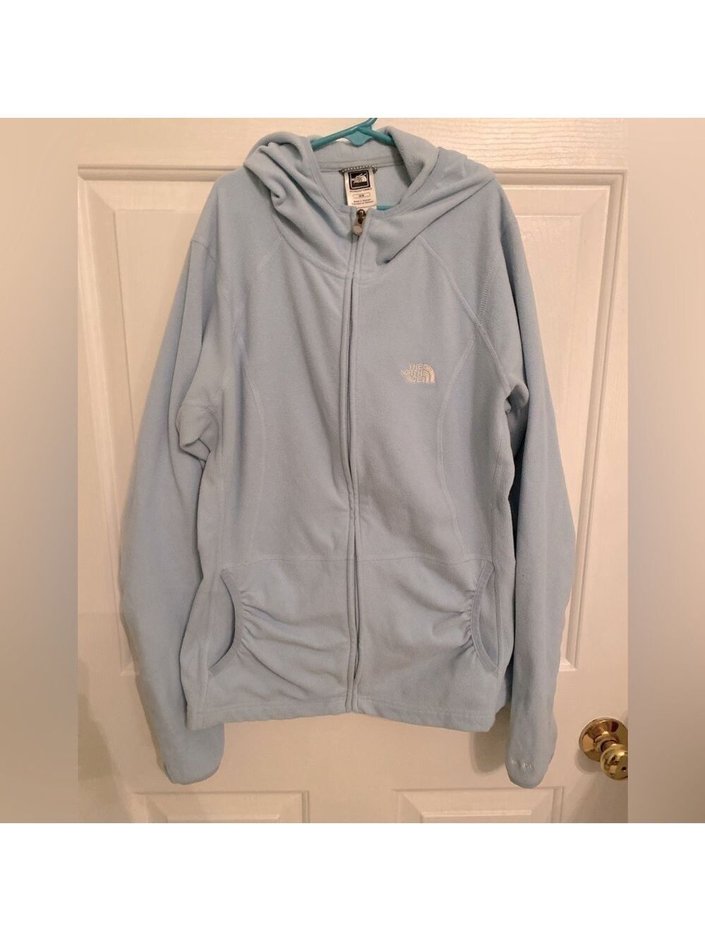 The North Face Blue Fleece Jacket - Medium